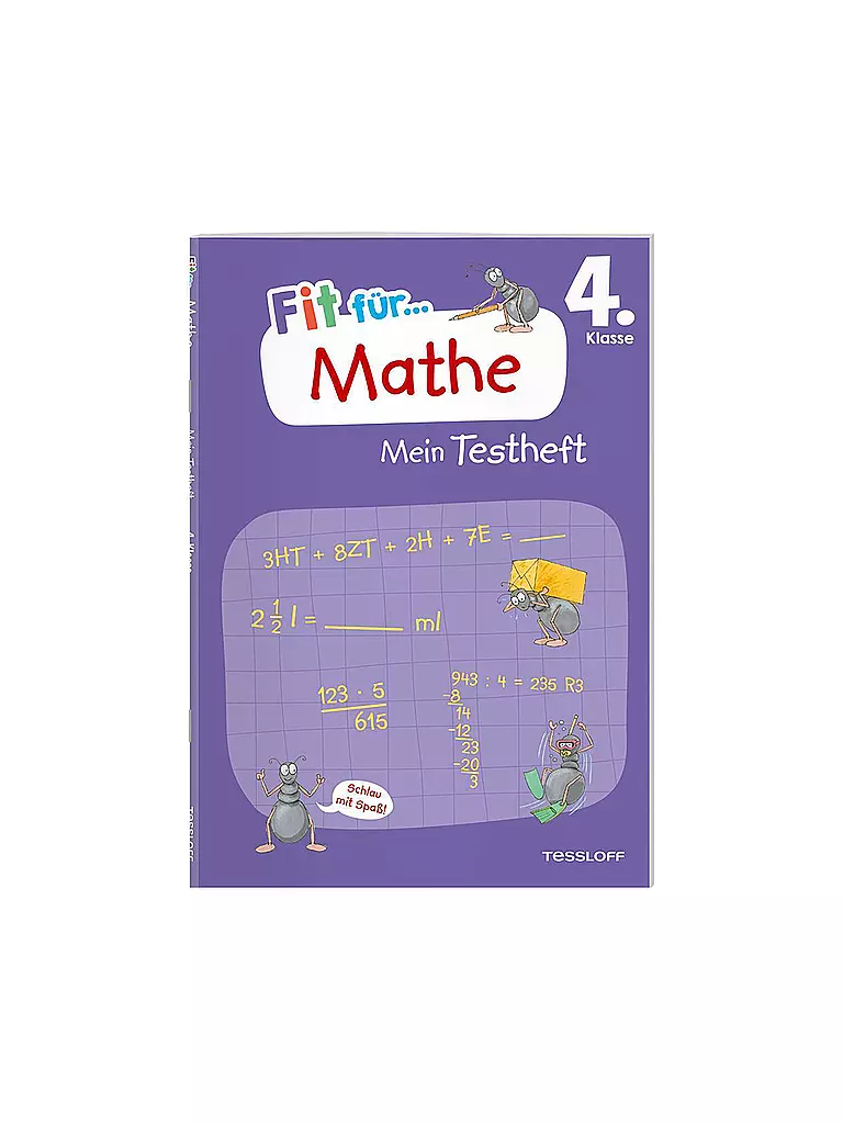 TESSLOFF VERLAG Testheft - Fit für Mathe 4. Klasse keine Farbe