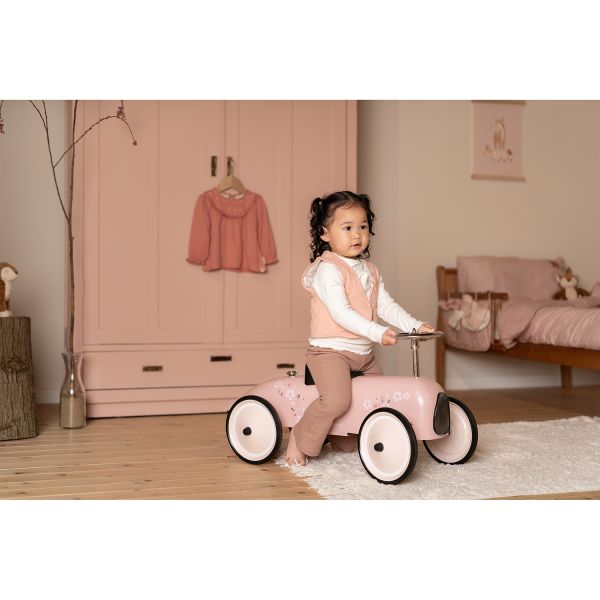 Little Dutch Retro Loopauto – Roze