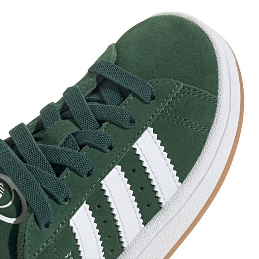 Adidas Campus 00s  Sneakers, Dark Green/Cloud White/Gum, 34