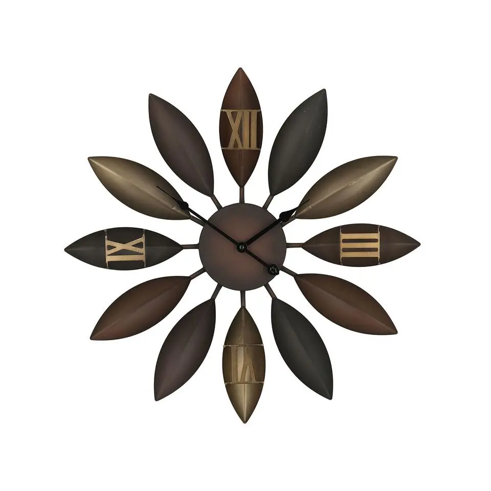 BEINWIL - Wandklok - Bruin - IJzer