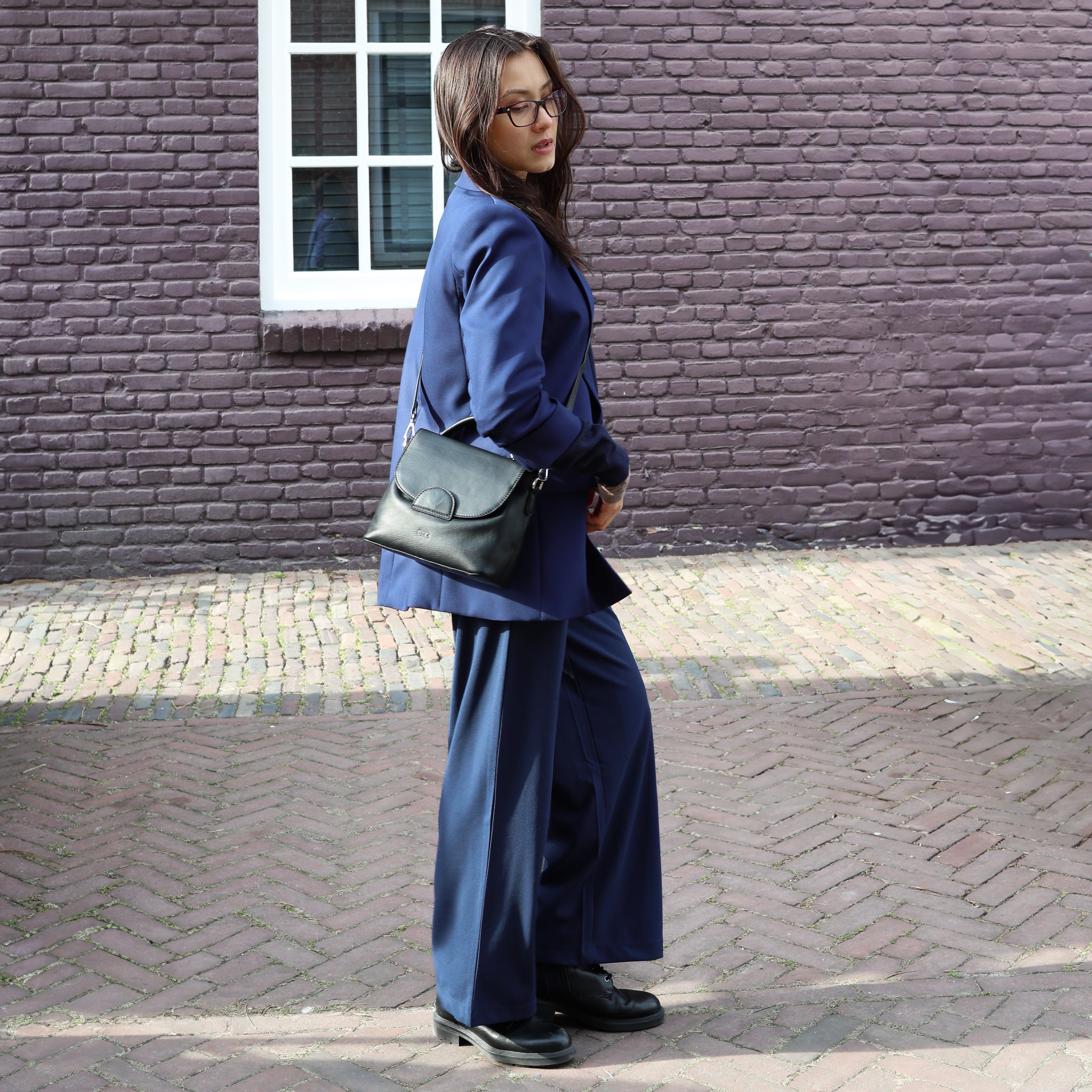 Hand-/schoudertasje 'Maddy' Black Black