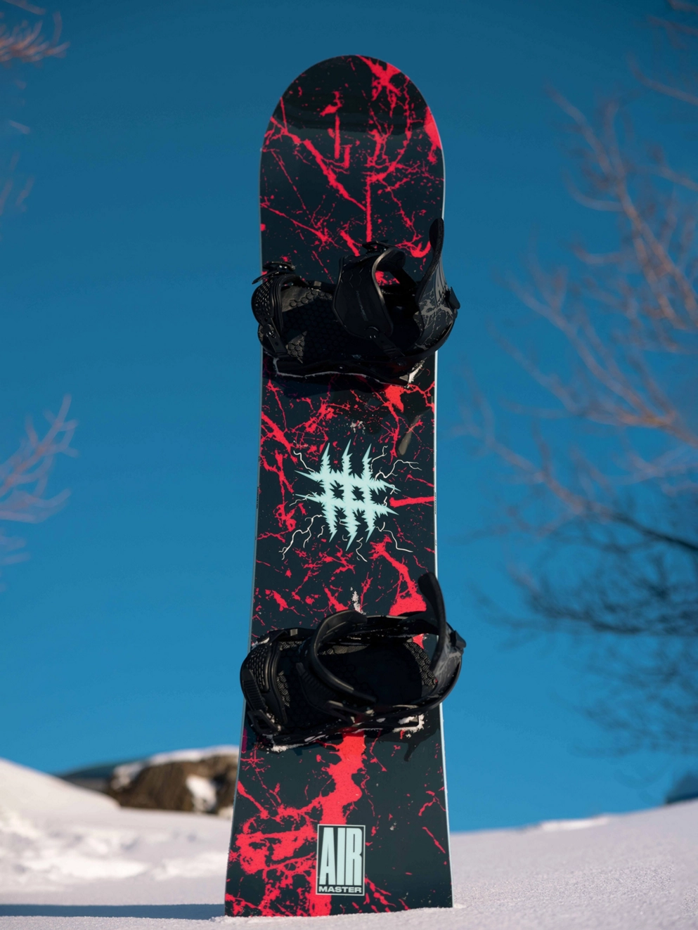 YES Airmaster 2025 Snowboard black marble