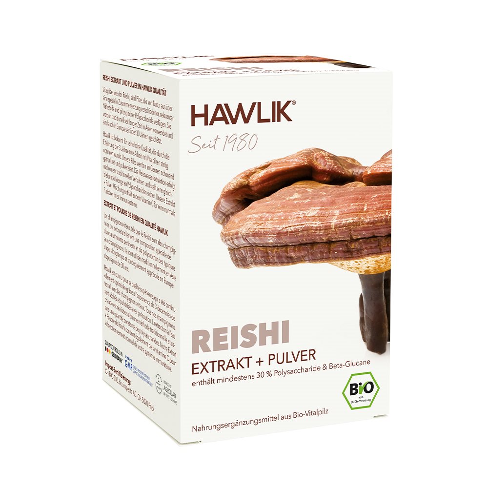 HAWLIK Reishi Extrakt   Pulver Kaps 120 Stk