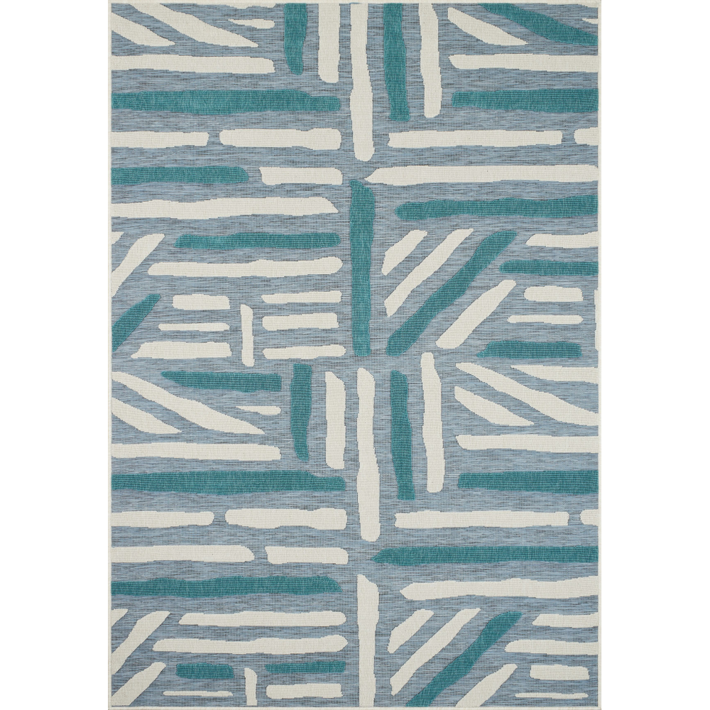 Tapis intérieur extérieur turquoise acapulco 1689 160 x 230 cm