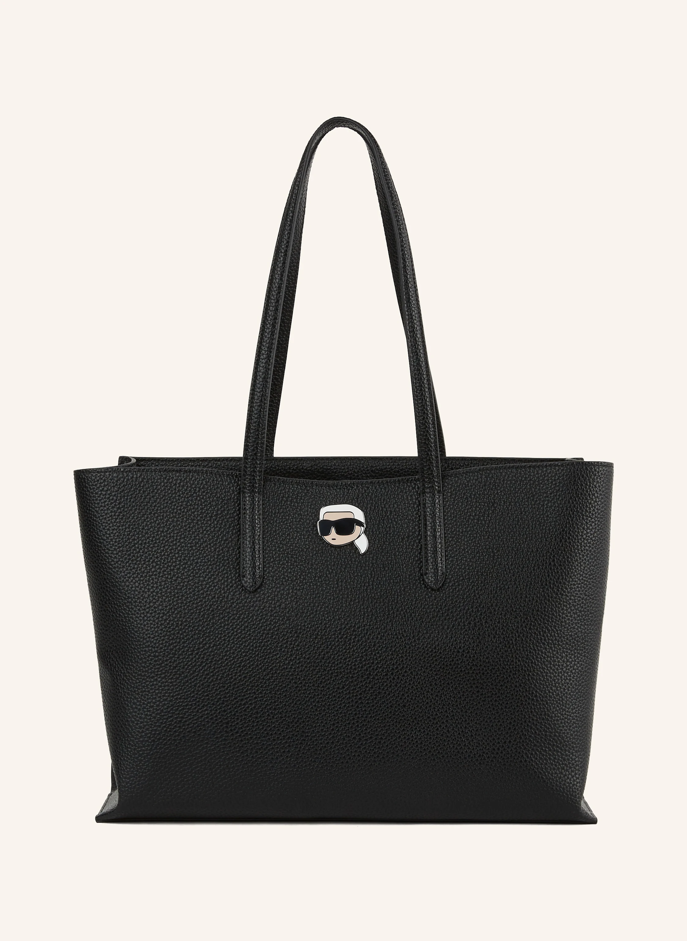 KARL LAGERFELD IKON GROSSE GENOPPTE TOTE-BAG