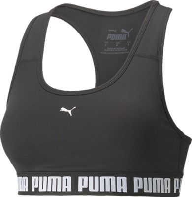 PumaMid Impact Puma Strong Bra PM - schwarz