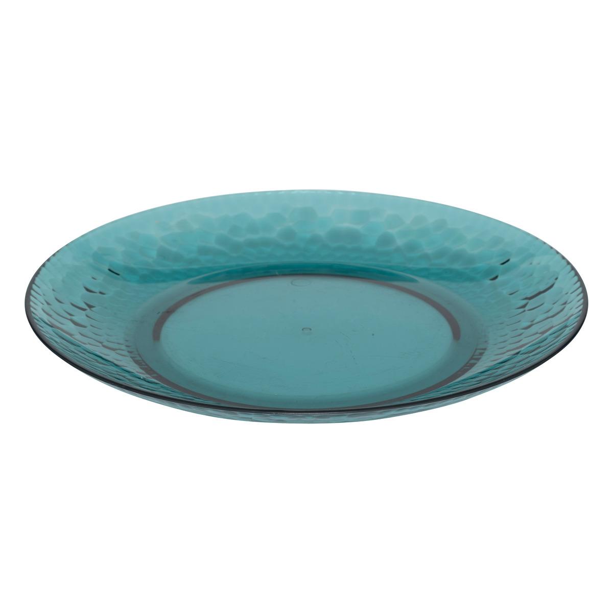 ASSIETTE PLATE ESTIVA 20CM BLEU PETROLE