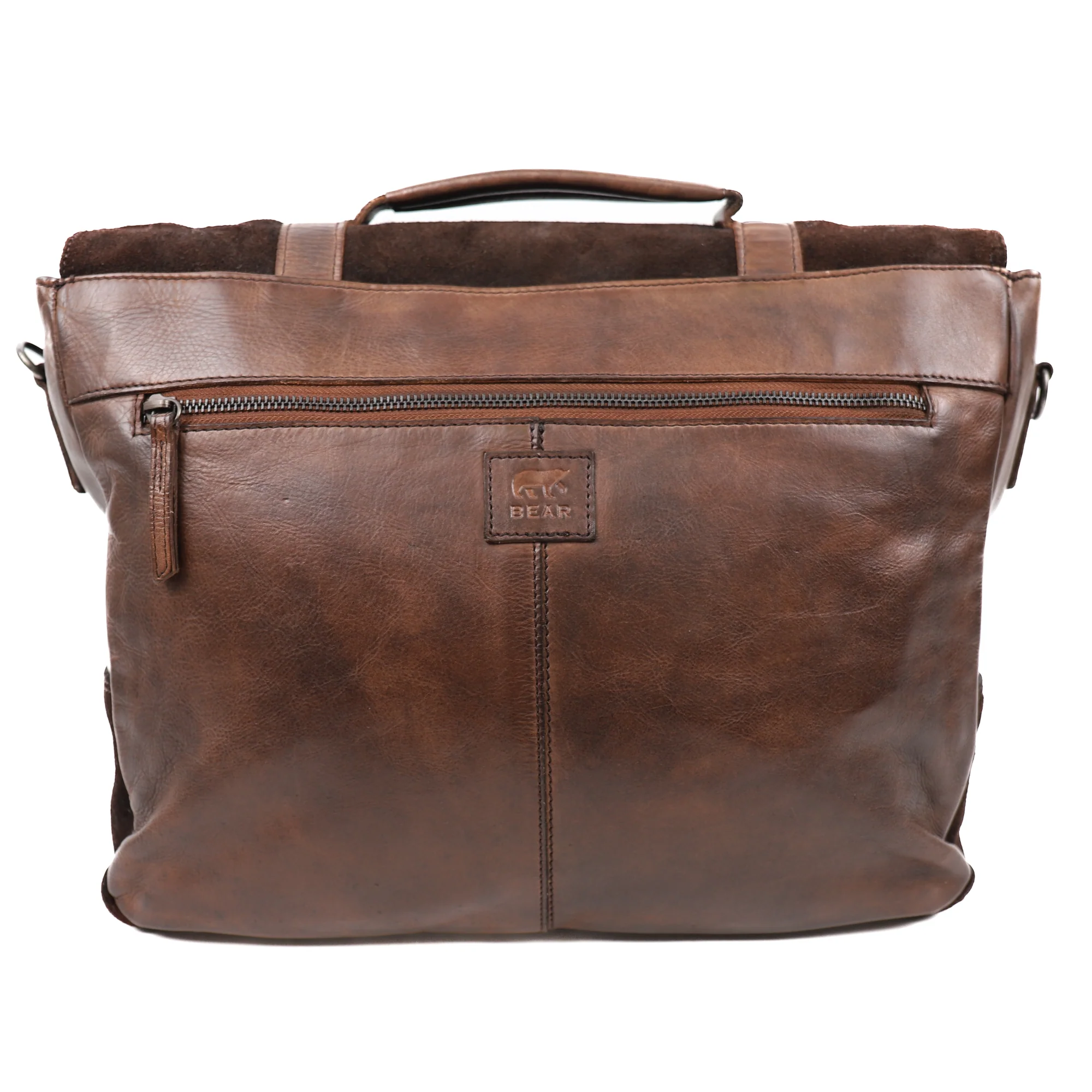 Bear Design Cow Lavato Aktetas 15,6 inch Dijn Brown CL43746