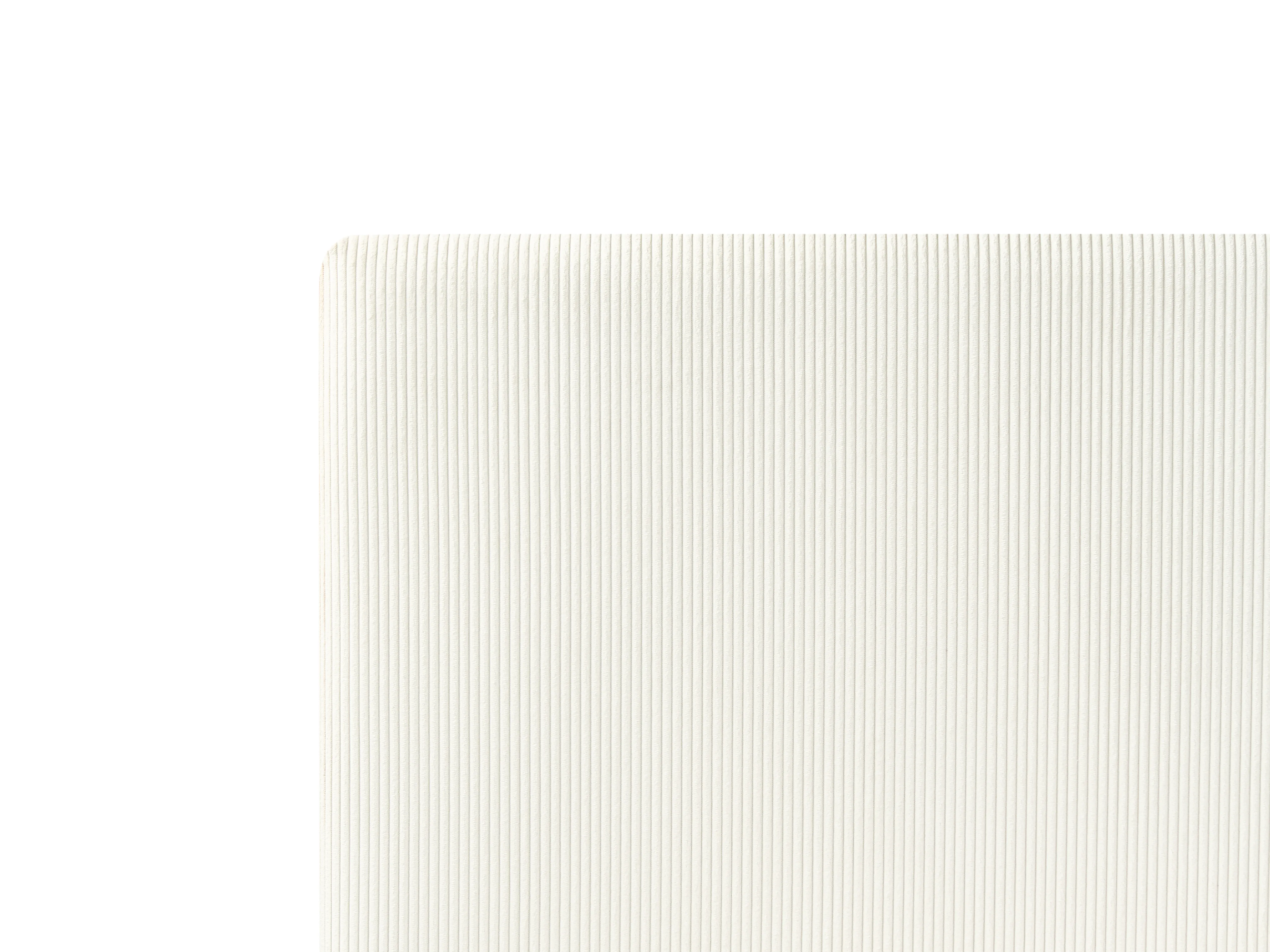 Bed met opbergruimte Corduroy LILLEBONNE 140 x 200 cm Lichtbeige
