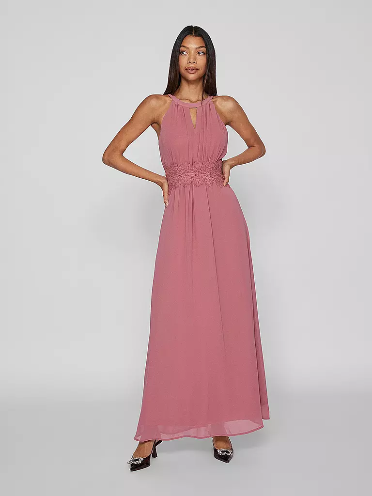 VILA Abendkleid VIMILINA  rosa