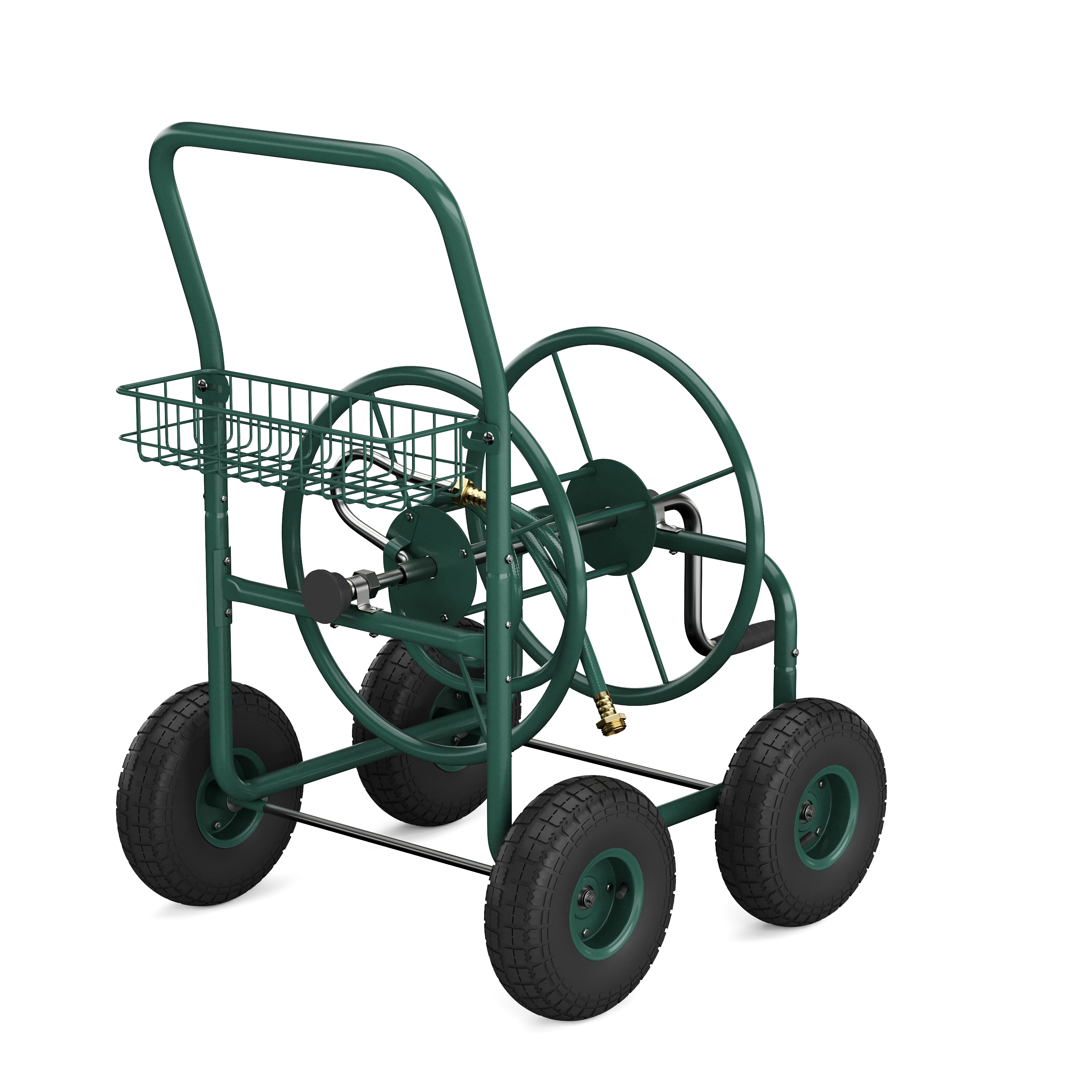Schlauchwagen Stahl grün