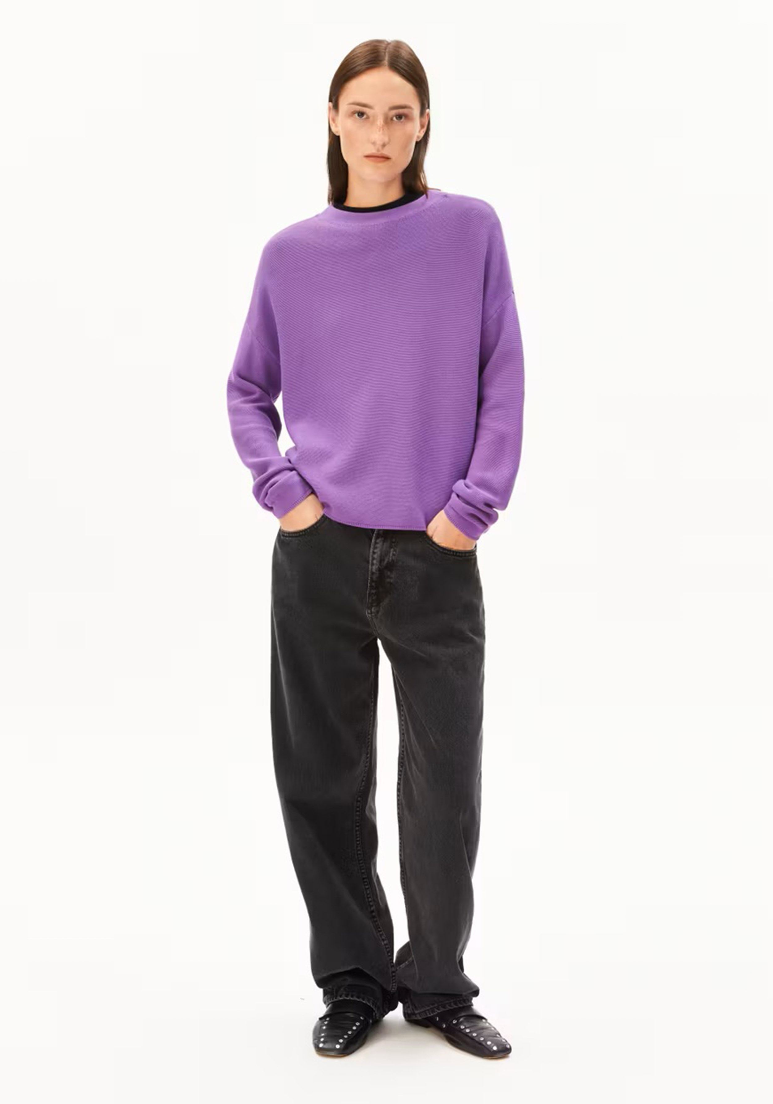 Armedangels Pullover Merinaa Links Links Orchid
