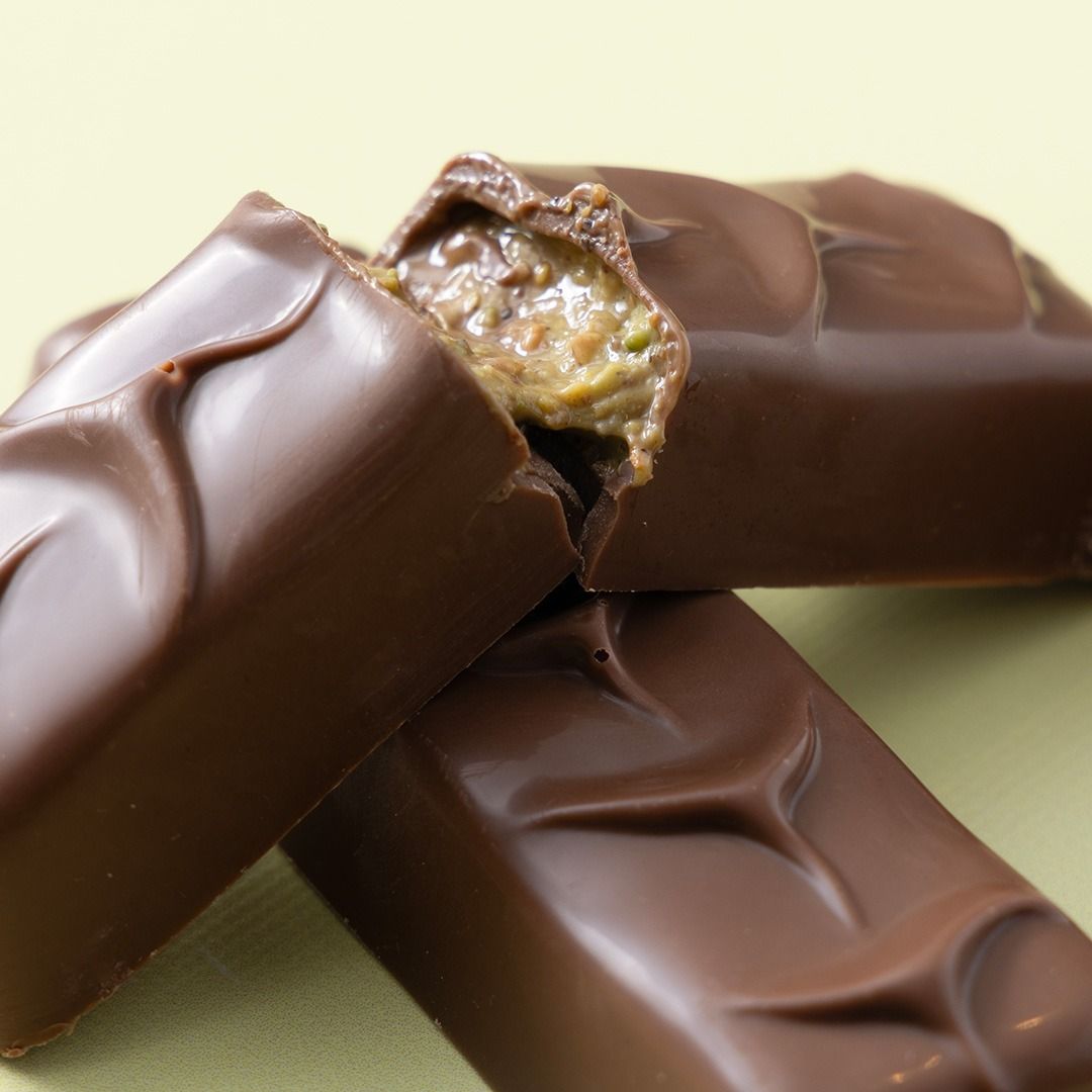 Choc bars pistache/kadayif 3 stuks