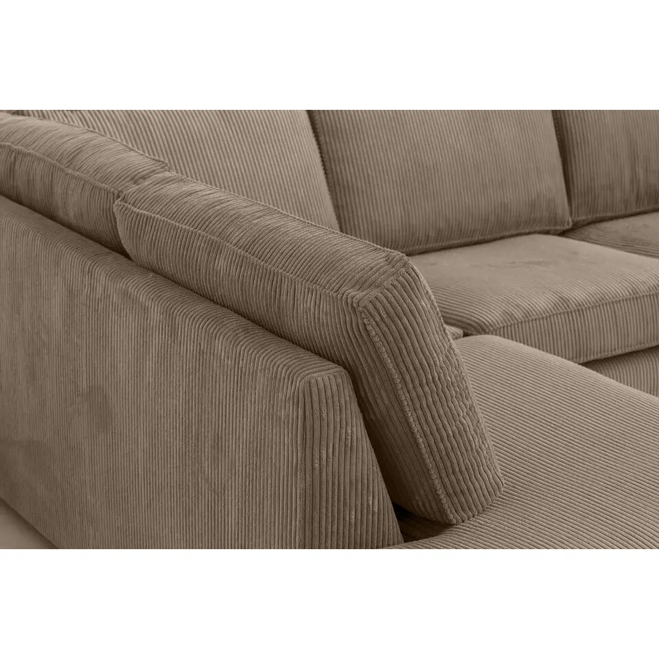 Hoekbank Stuttgart links - taupe