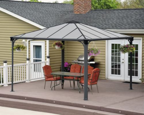 Gazebo Palram – Canopia Palermo 3600 360 x 360 cm antraciet