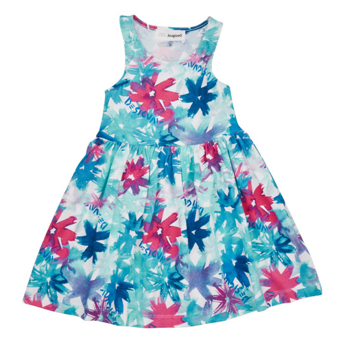 Desigual - VEST_INGRID - Bleu / Rose