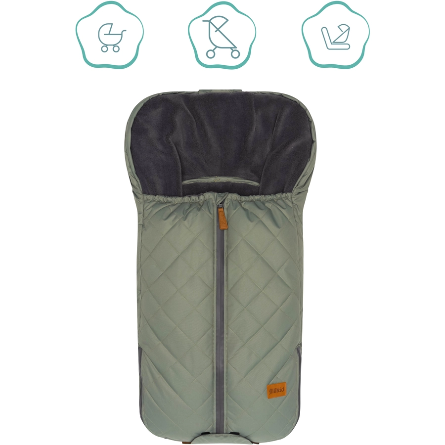 fillikid Winterfußsack Nevado für Babyschale Salbei