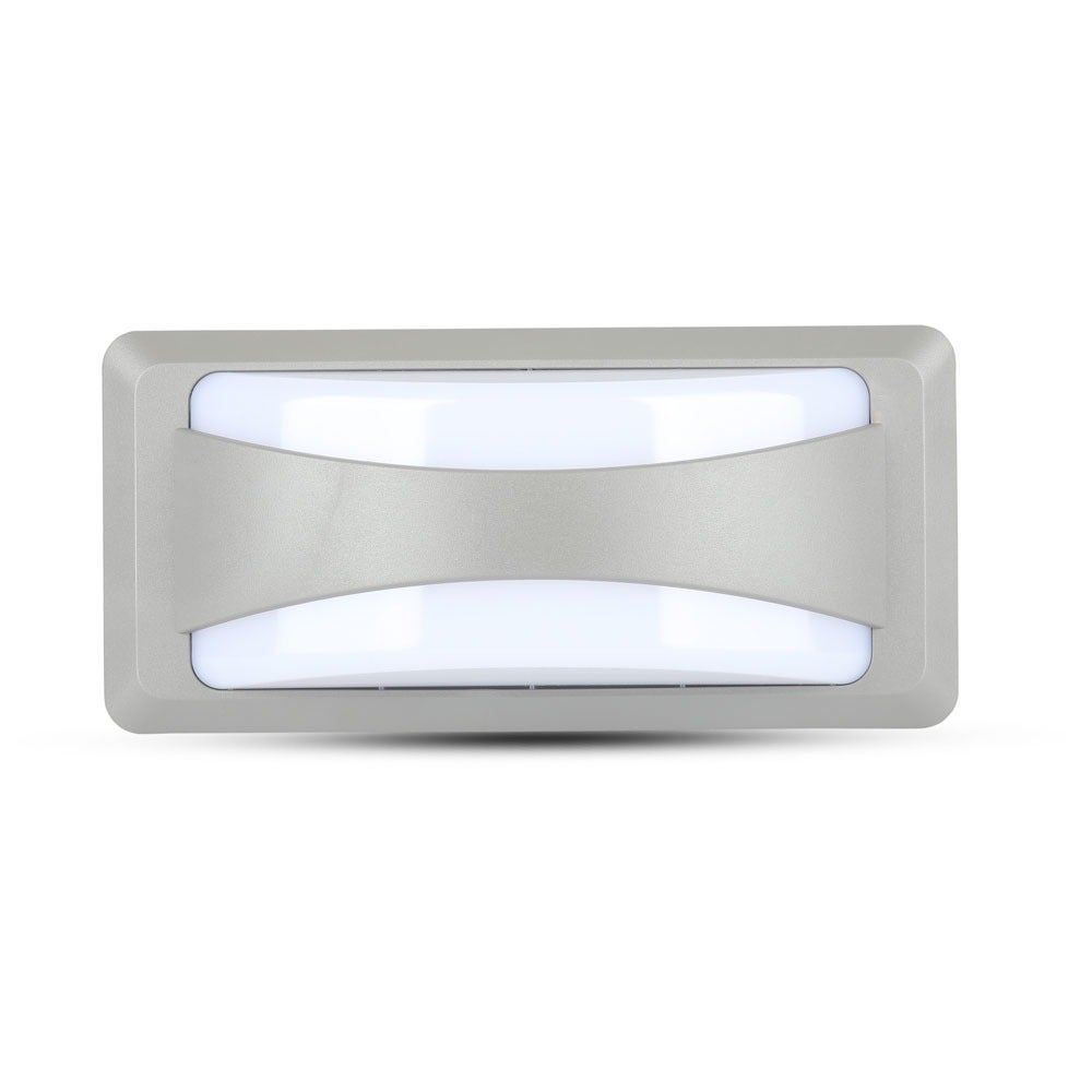 LED wandlampen - Softlight Bulkhead - IP65 - Grijs - 12 Watt - 500 Lumen - 4000K