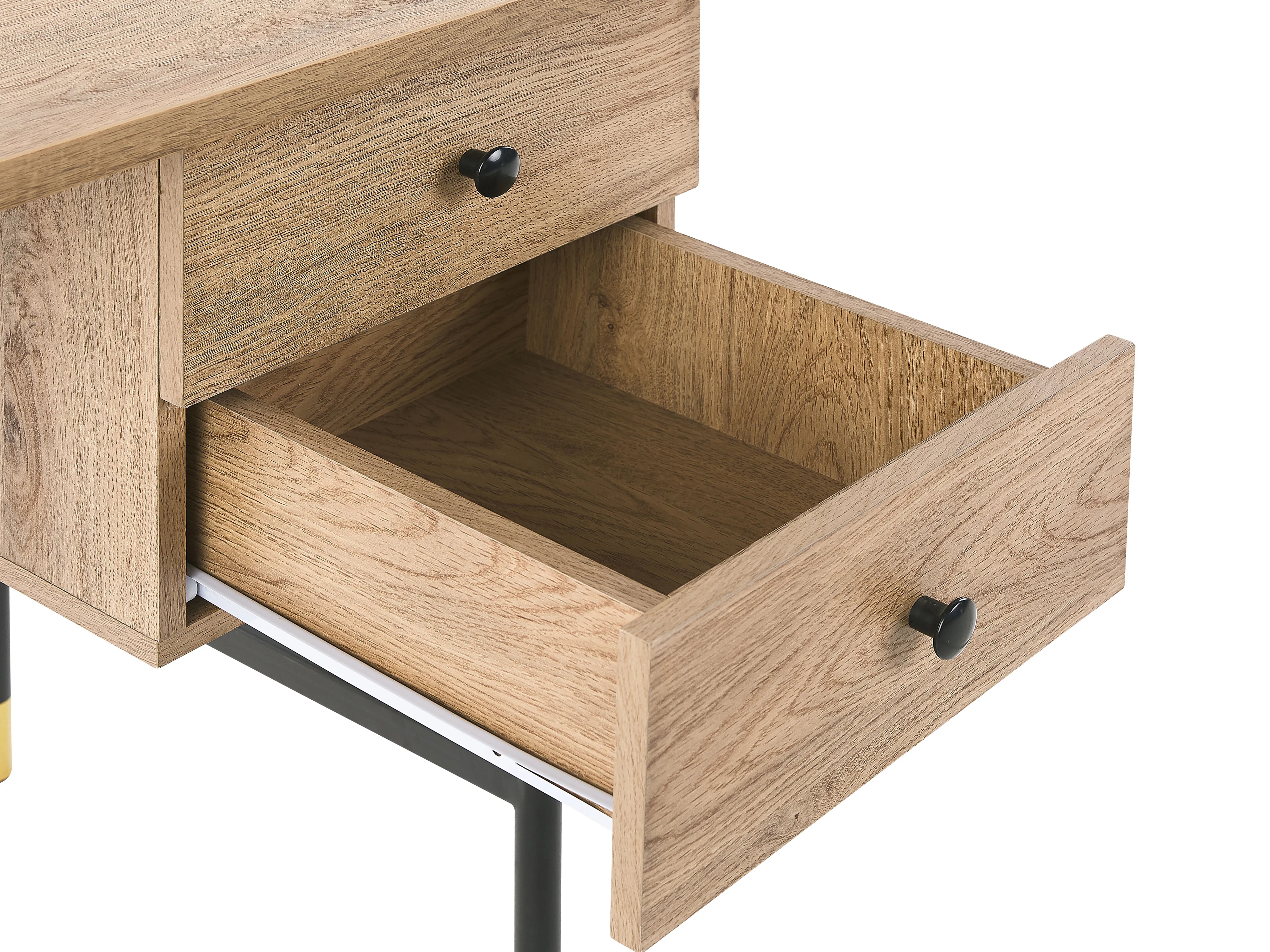 Bureau ABILEN Lichtbruin 120 cm 60 cm met lades