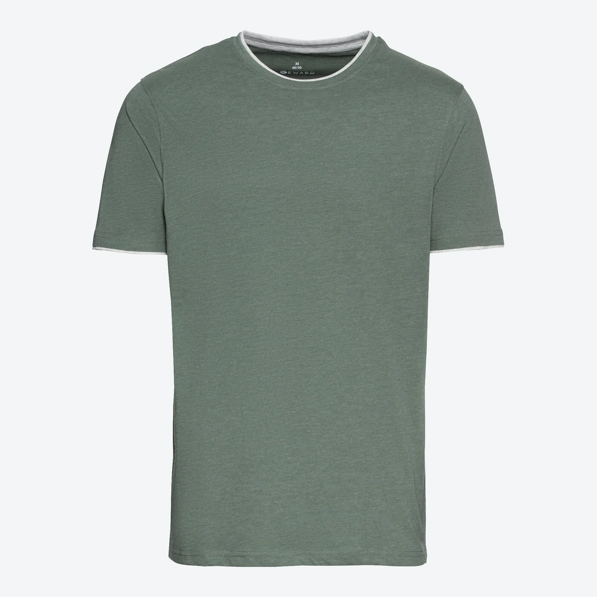 Herren-T-Shirt mit Kontrast-Einsätzen
