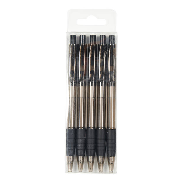Balpennen zwart 5 stuks