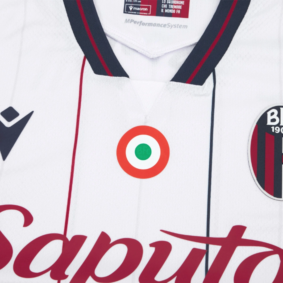 Camisola Macron Bologna Segundo Equipamento 2025-2026