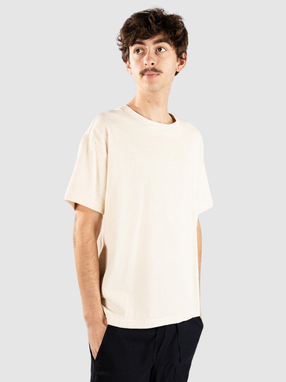 Anerkjendt Akvillads Corduroy T-Shirt tofu