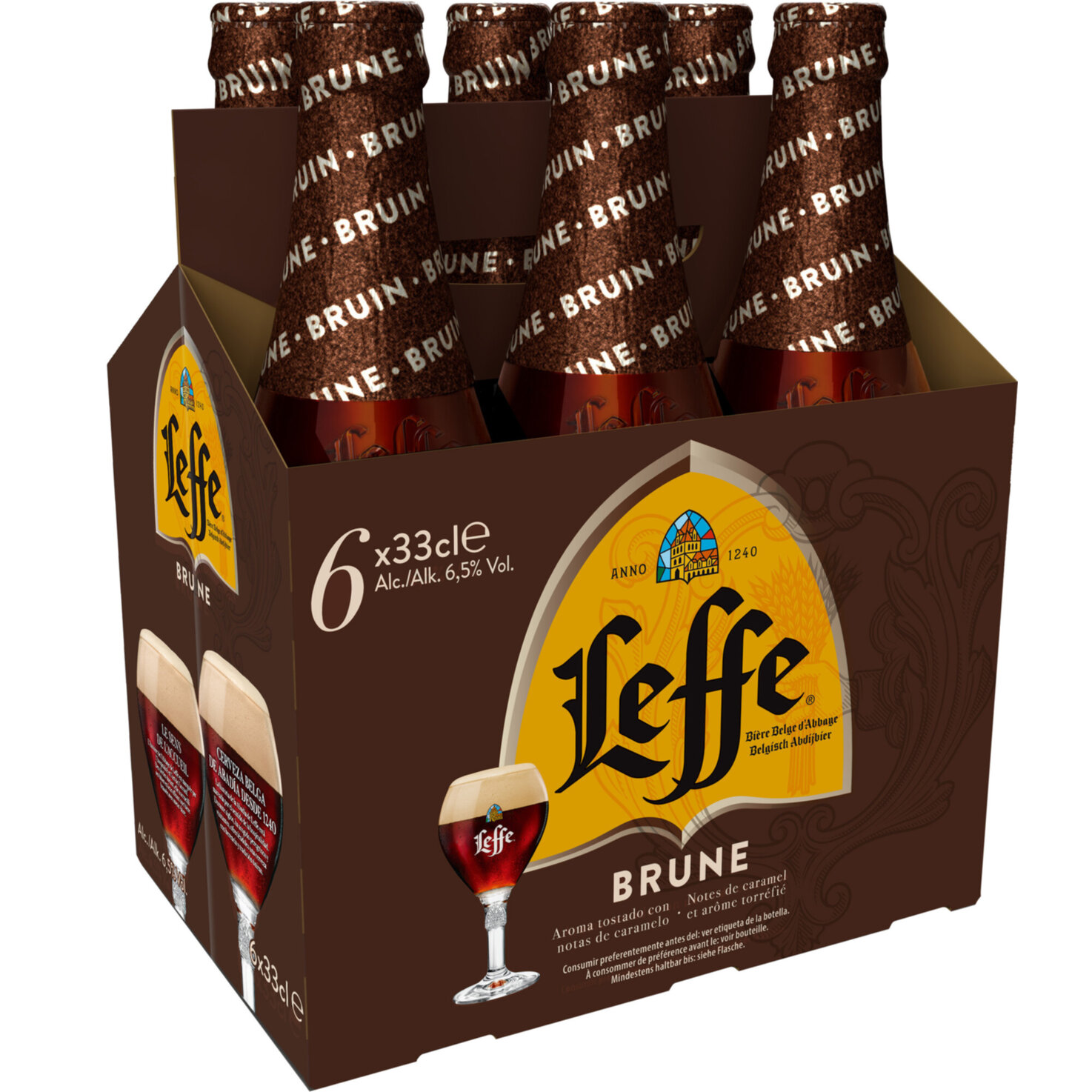 Leffe Brune 6x33cl -198cl