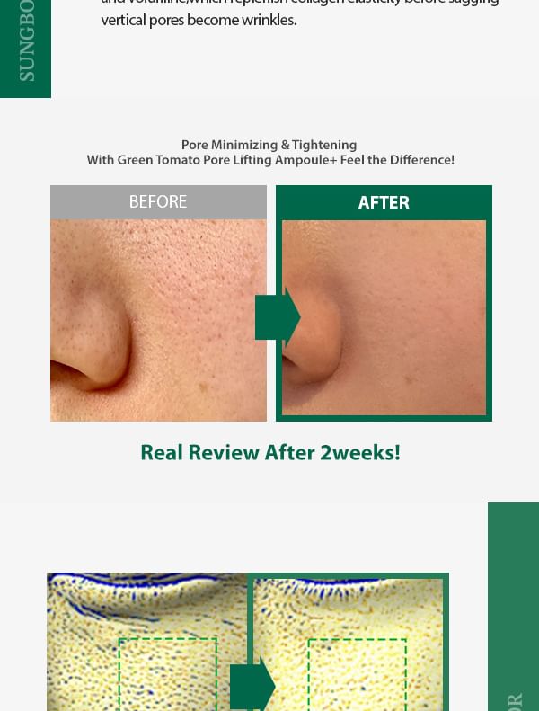 SUNGBOON EDITOR - Groene Tomaat Pore Lifting Ampul+