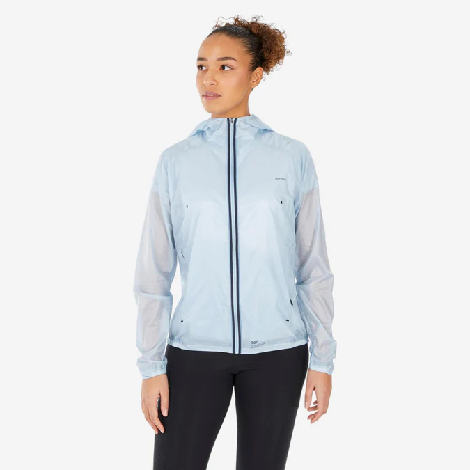Decathlon Quechua - Jaqueta feminina leve e corta-vento Quechua MH900