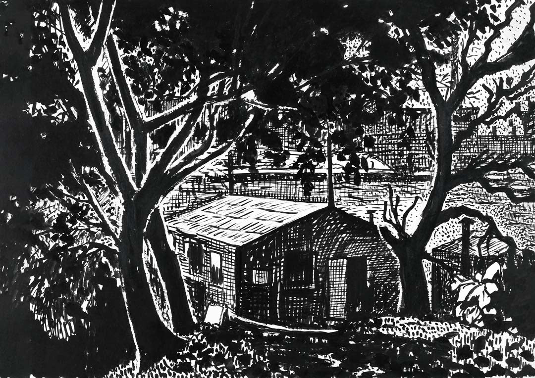 Haus in den Wäldern von Henry Lyman