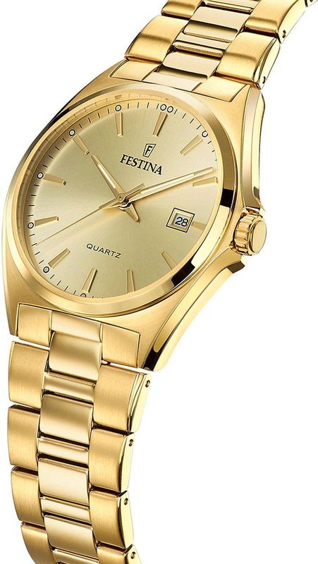 Festina - Klassik - Horloge - Goud - Analoog - 40 mm