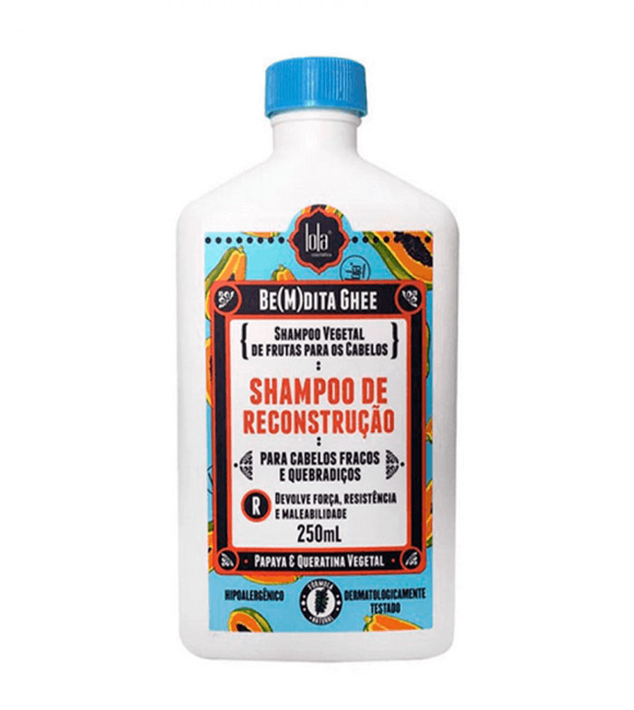 Lola Cosmetics - Shampoo com papaya e queratina Be(m)dita Ghee