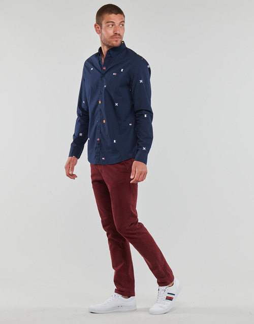 Tommy Jeans - TJM CLSC FLAG CRITTER SHIRT - Marine