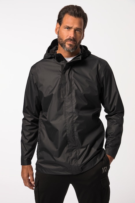 JAY-PI Regenjacke, wasserdicht, Kapuze, Verstau-Beutel