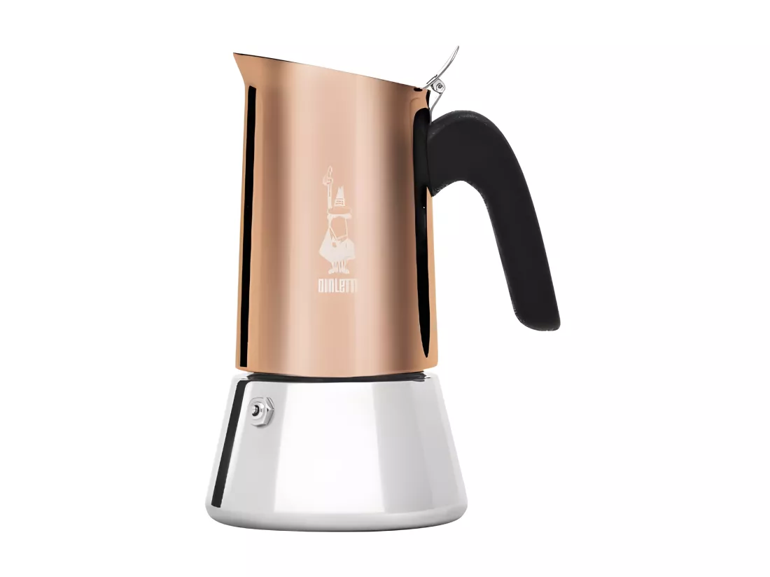 Cafetière induction 4 tasses Venus cuivre en inox