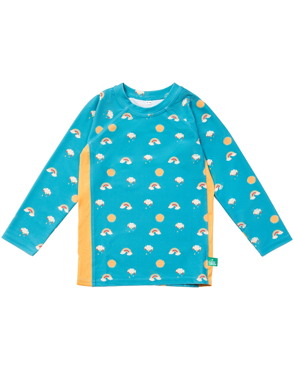 Langarm-Badeshirt SUNNY DAYYS in hellblau