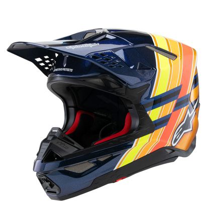 Casque cross Alpinestars SUPERTECH S-M10 - TLD EDITION 25 2025 - Bleu / Orange