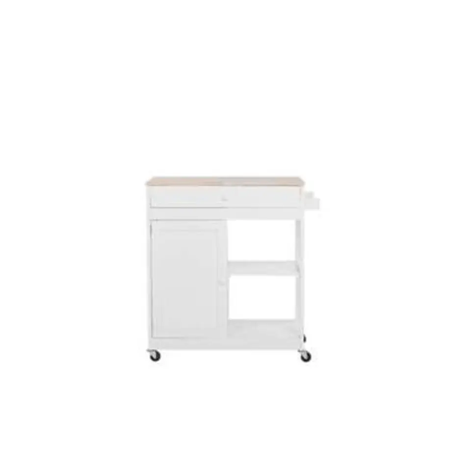 TRAPANI - Keukentrolley - Wit - MDF