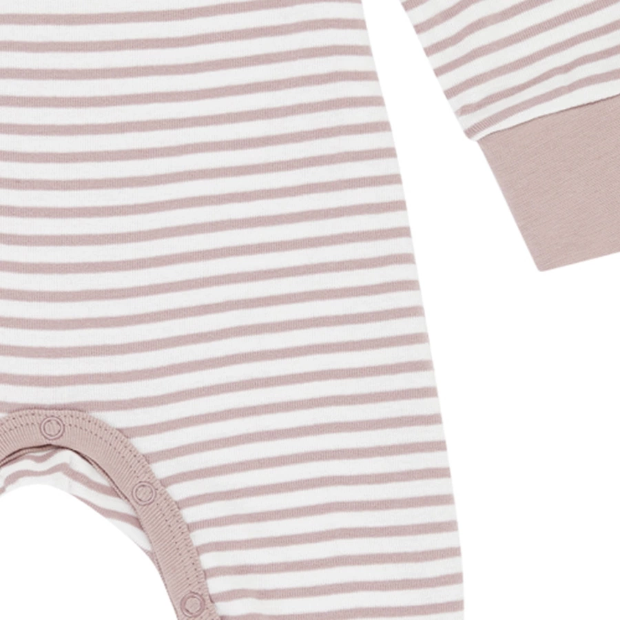 Sense Organics Strampler woodrose stripes
