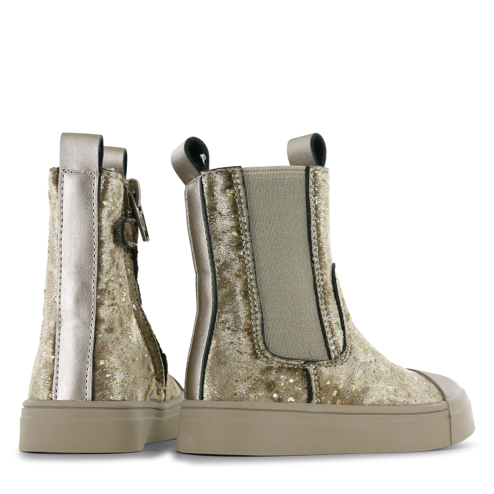 Shoesme gouden chelseaboot met stipjes Microfiber leer, Velvet | Sale