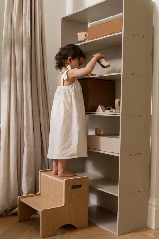 Nofred Step Up opstapje kruk beige