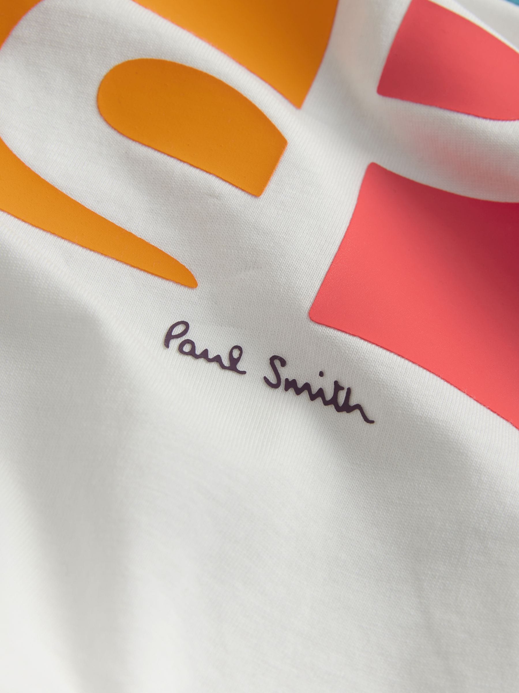 Wit - Paul Smith Junior set van top en shorts voor jongens