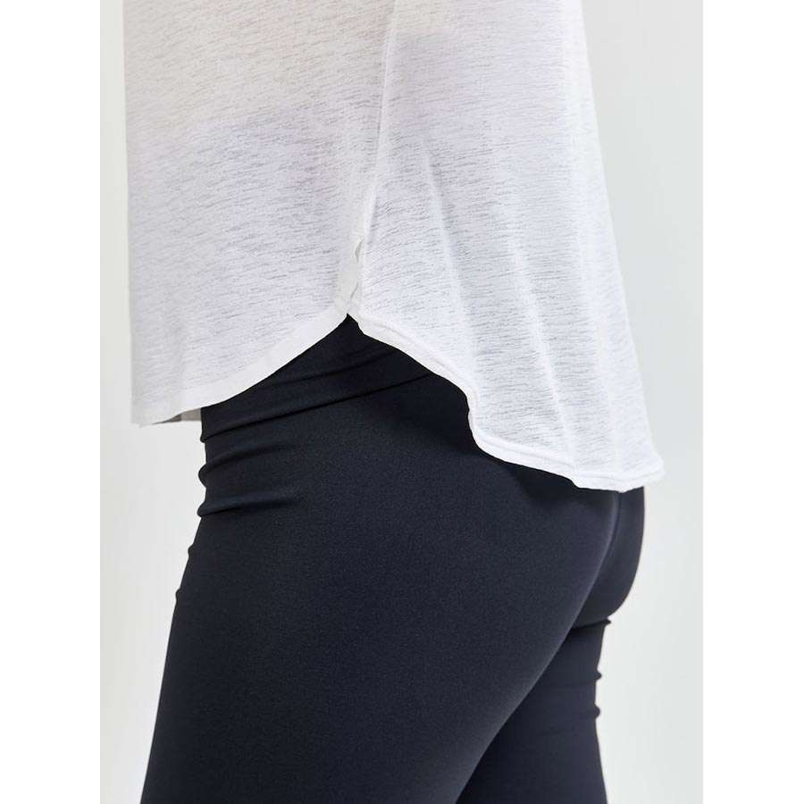 Craft CORE Charge Cross Back Hardloopshirt Korte Mouwen Wit Dames