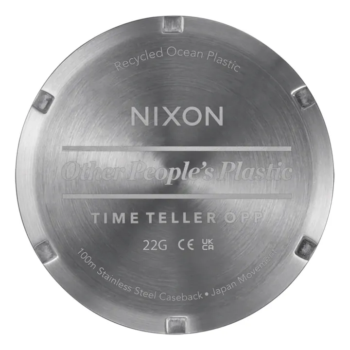 Nixon Montre Time Teller OPP Recyclée | Blanc