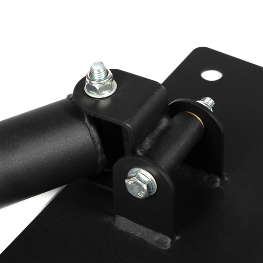 Suporte de aço em forma de T com rotação de 360° para barras de Ø 50 ou 25 mm