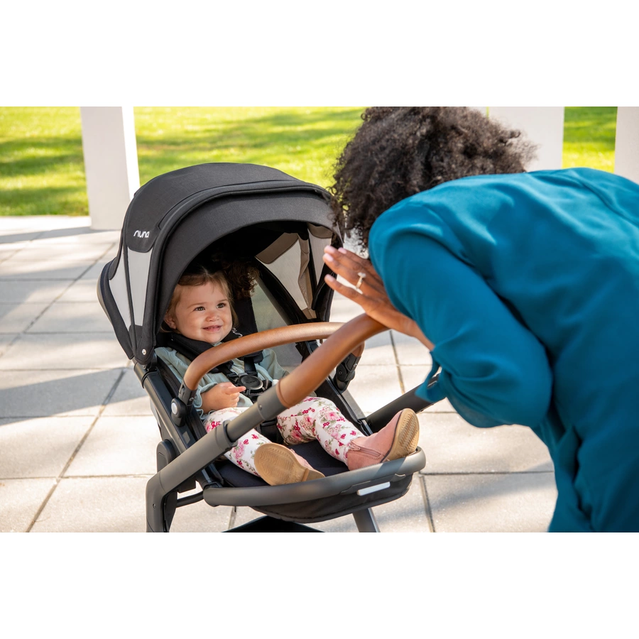 Nuna Kinderwagen DEMI™ grow Oxford inkl. Babywanne + Babyschale Pipa next Granite