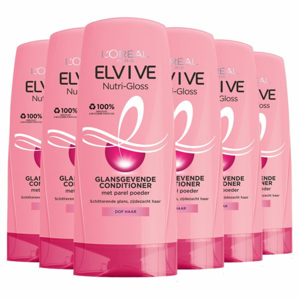 6x L'Oréal Elvive Nutri-Gloss Conditioner200 ml