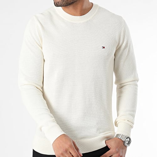Pull Col Rond Chain Ridge 3511 Beige