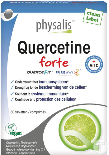 Physalis Quercétine Forte + Vitamine C Complément Alimentaire 30 Comprimés